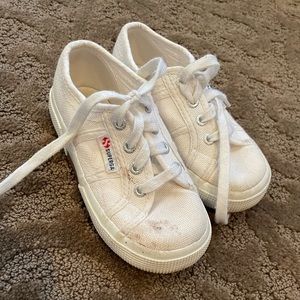 White toddler superga